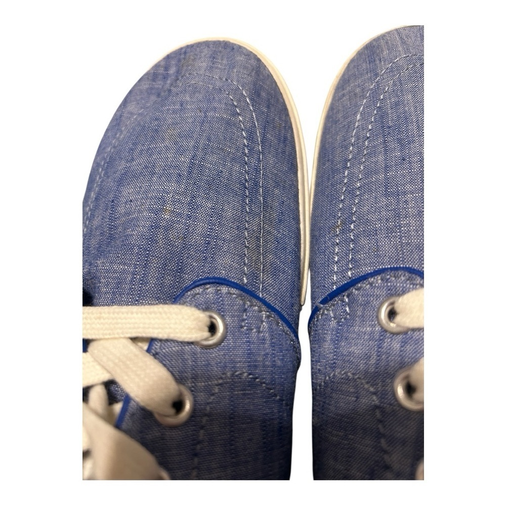 Ralph Lauren Blue Cream Sneakers Casual Comfort(Faxon low) - Picture 15 of 15